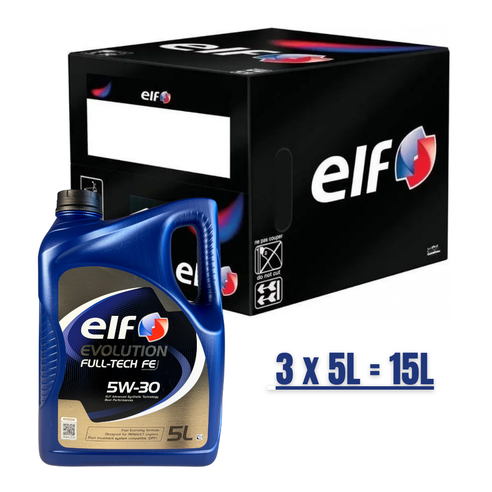 Cartone Elf Evolution Full-Tech FE 5w-30 15L (3x5L)