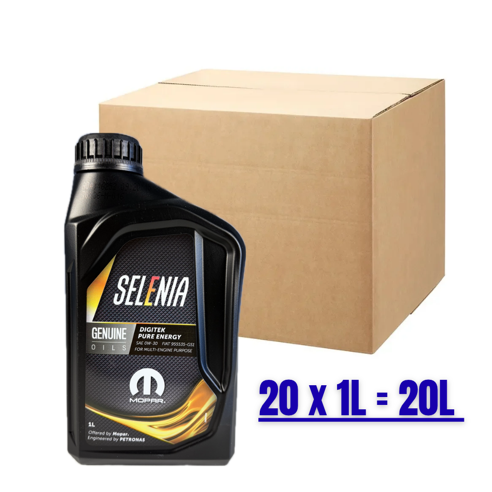 Cartone Selenia Digitek Pure Energy 0w-30 20L (20x1L)